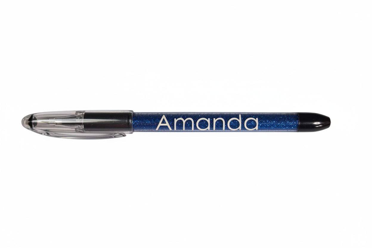 Personalized Glitter Pens