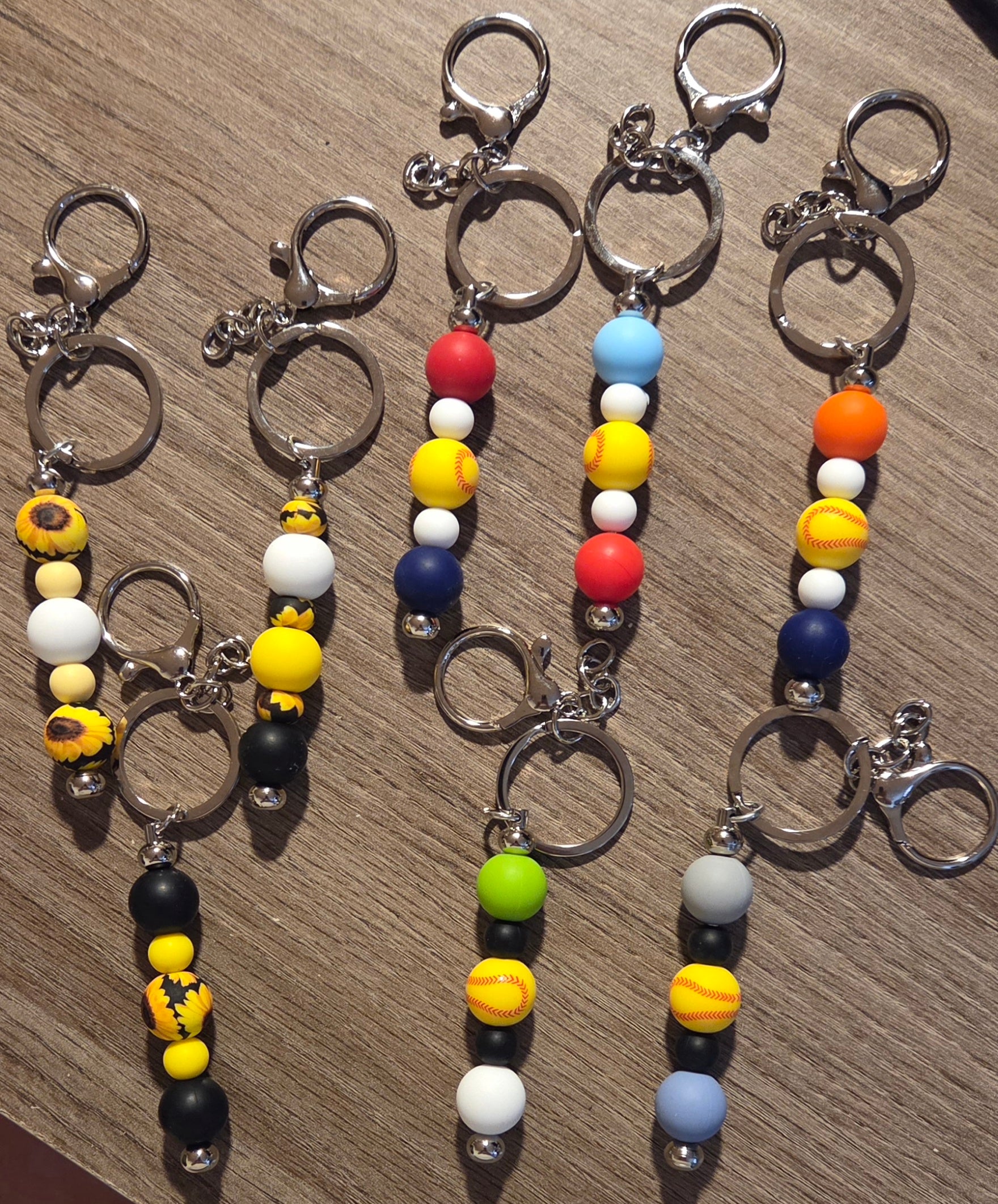Metal Rod Key Ring