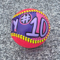 Personalized Glitter Softball